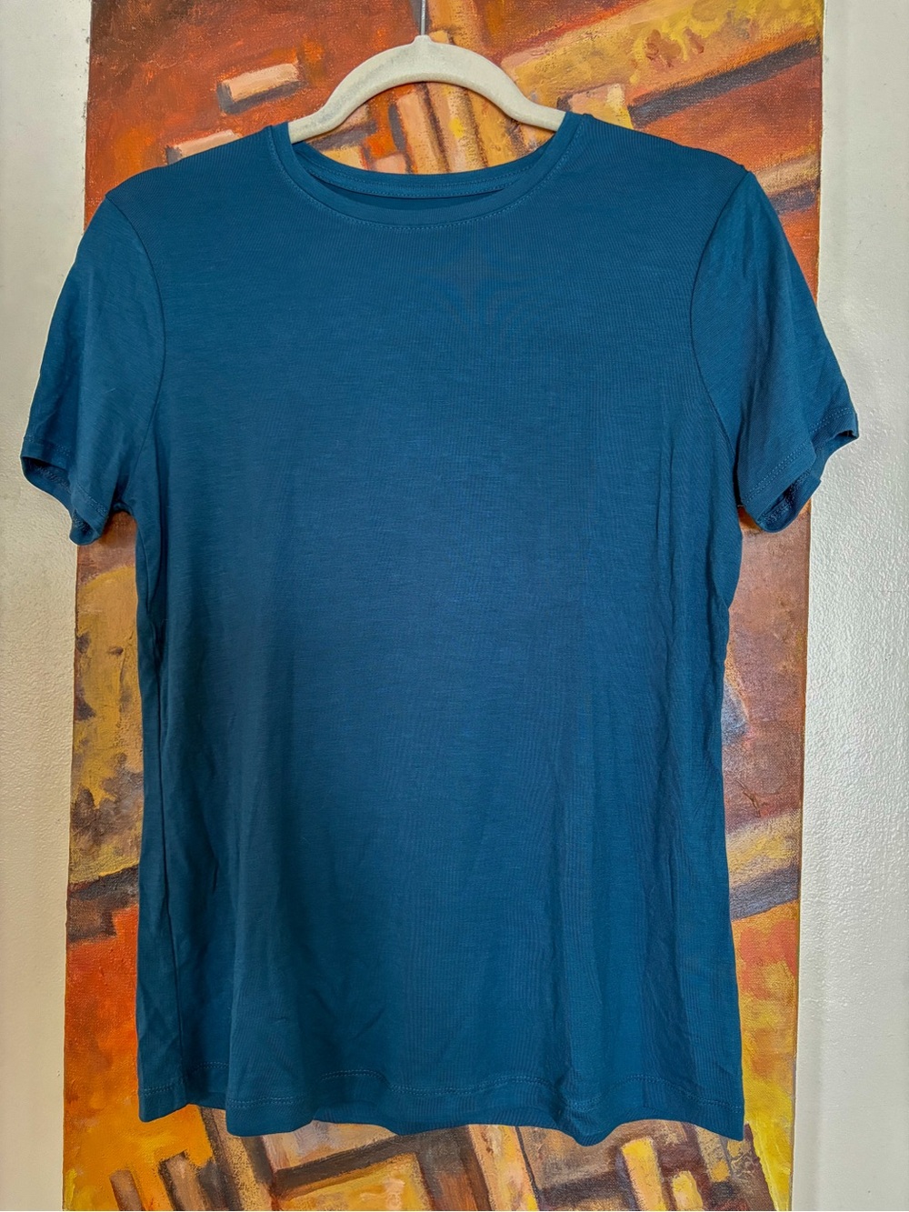 Nine West Essential Dark Aquamarine Crewneck (S)